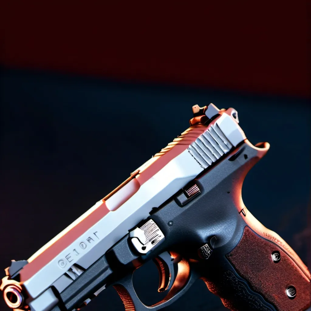 chat with ai character: make gun