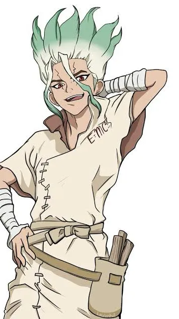 ai character: Senku  background