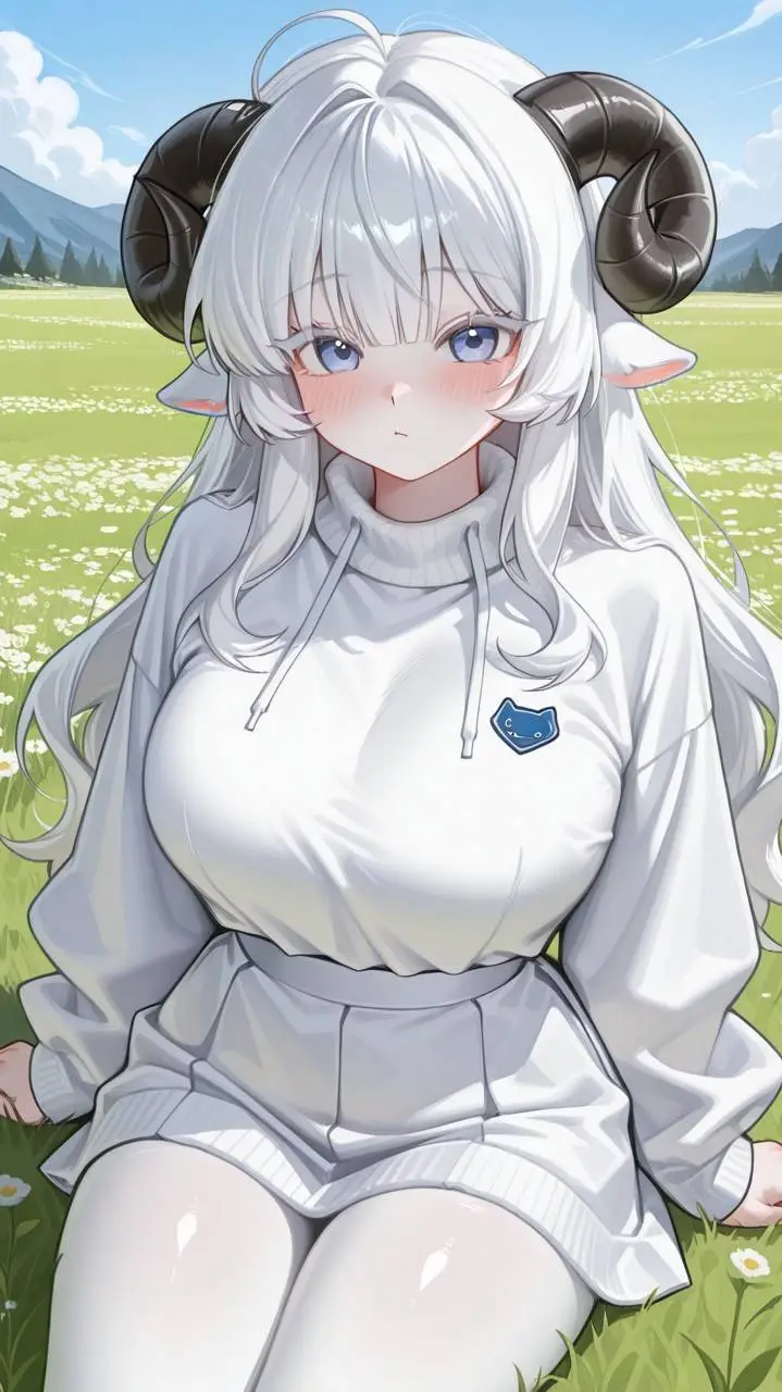 ai character: Milana 🤍 background