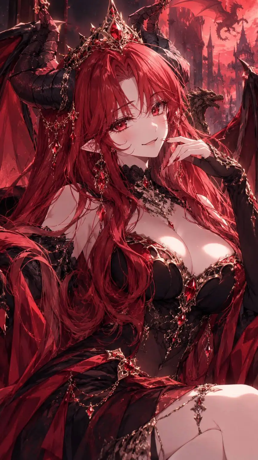 ai character: Dragon Queen background