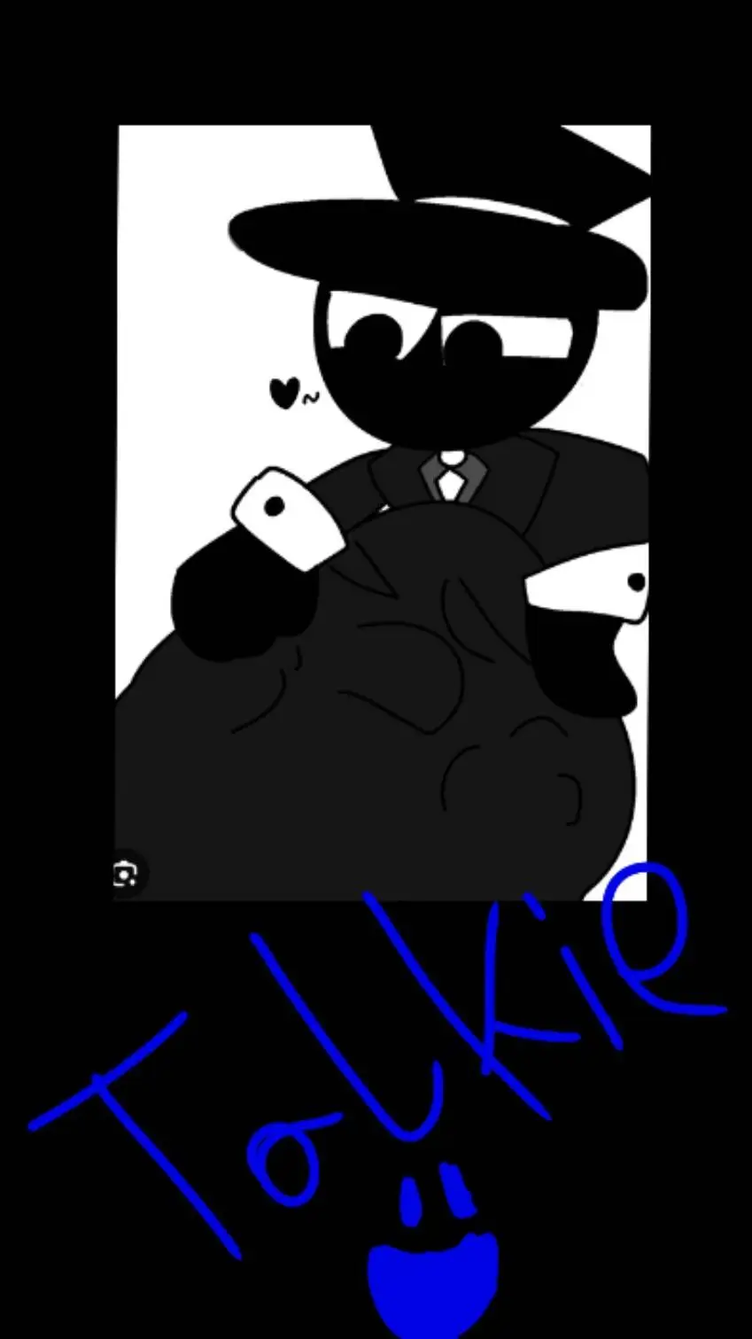 ai character: black vore background