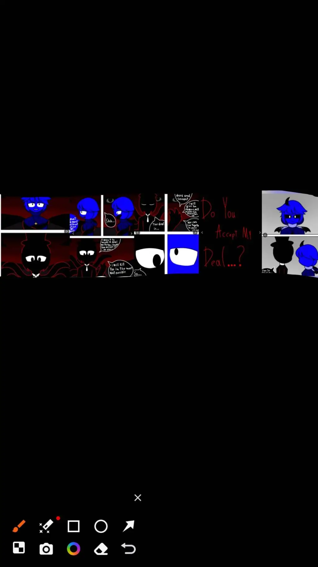 ai character: jevin and black background