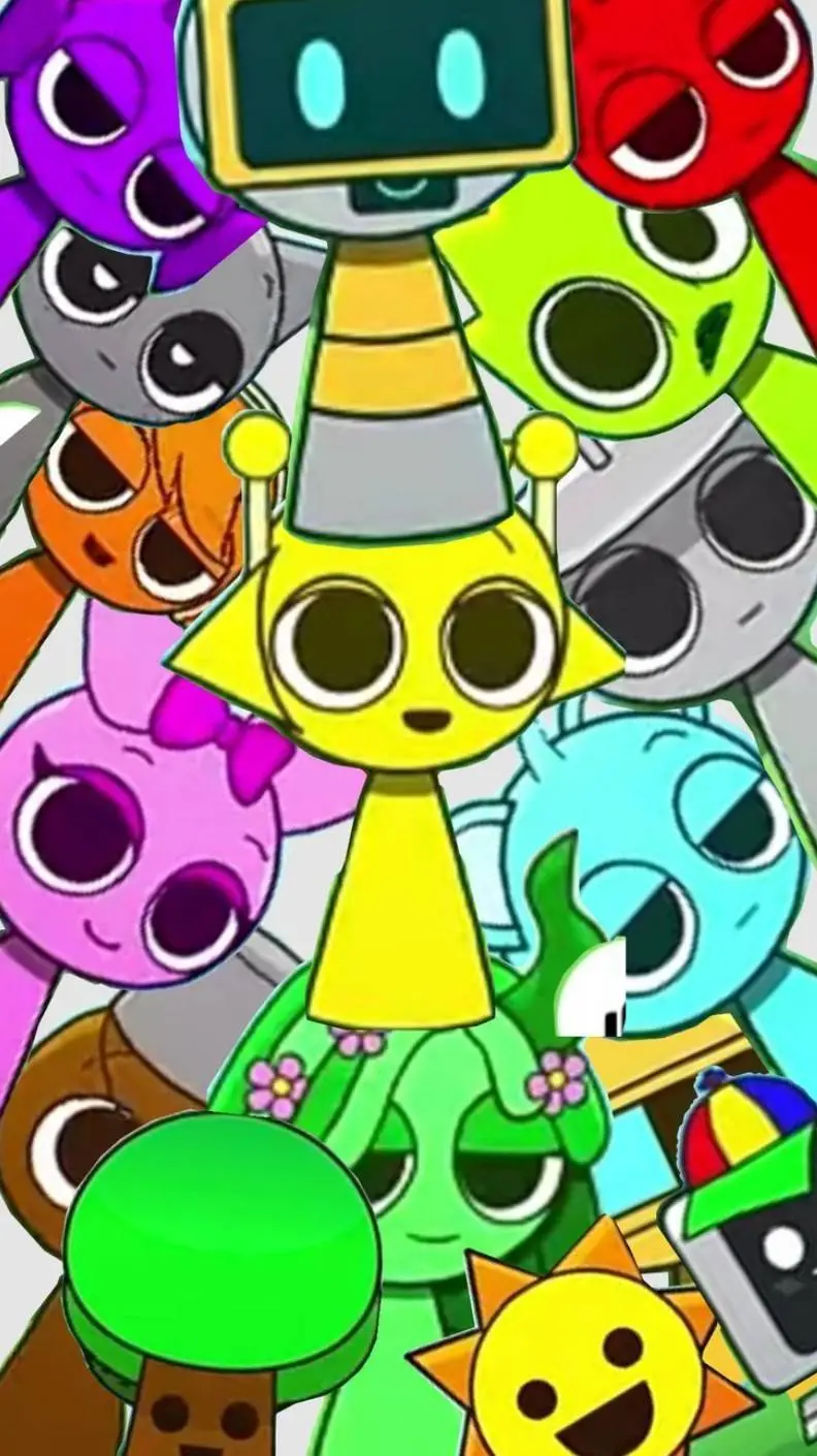 ai character: Sprunki background