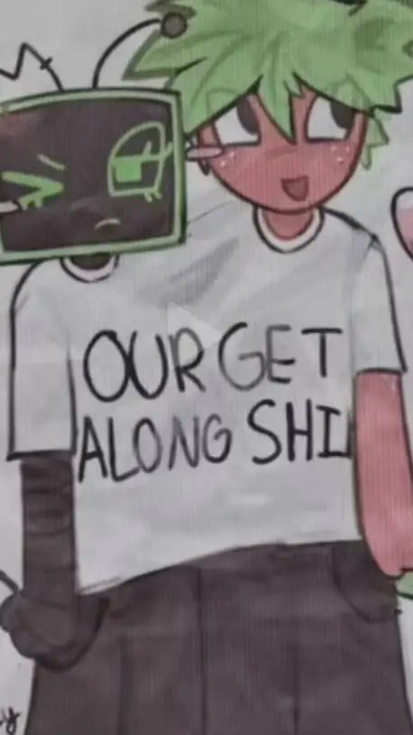 ai character: sprout and vee background