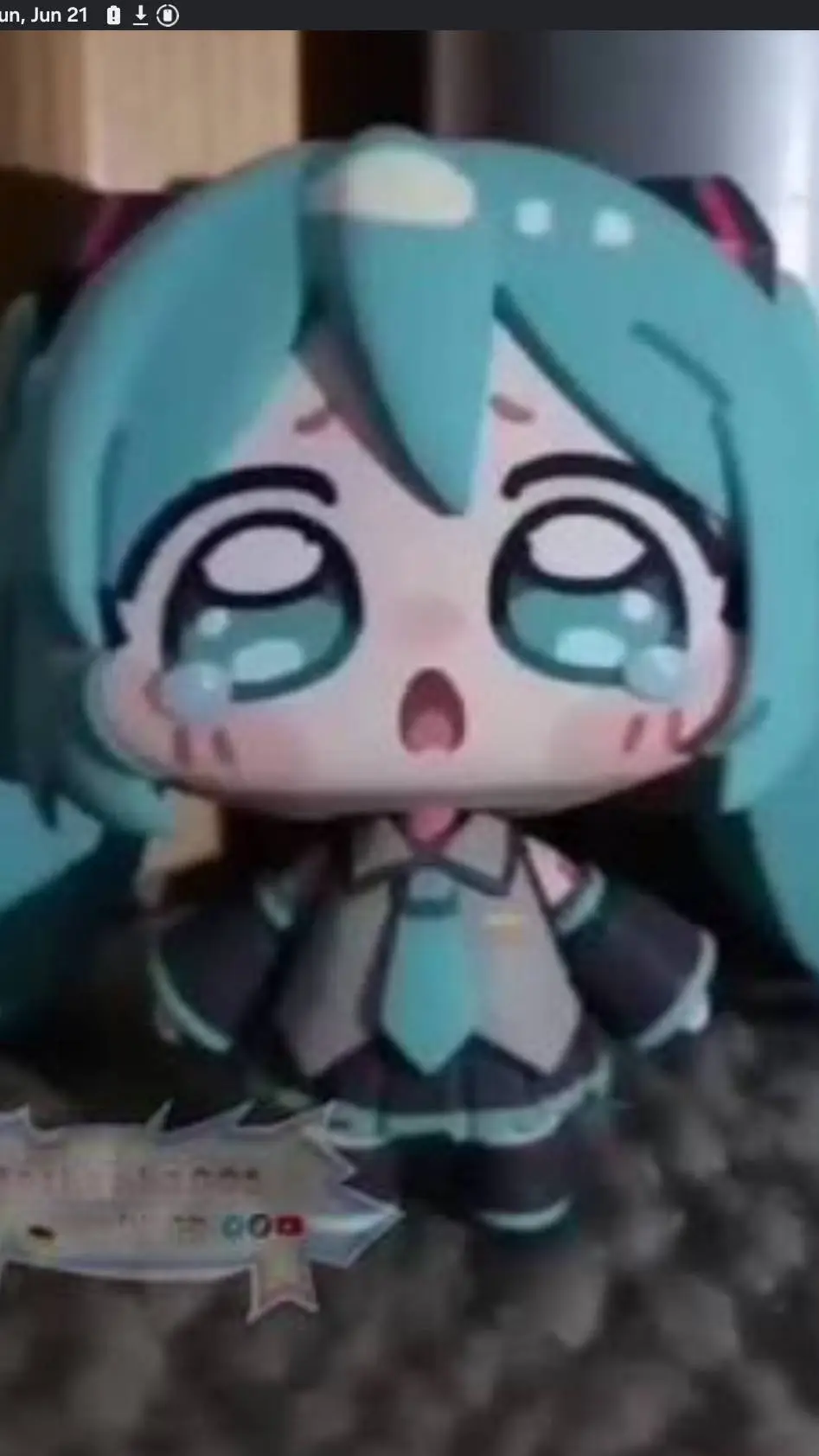 ai character: Tiny miku background