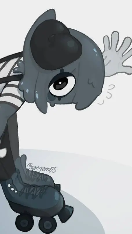 ai character: blot:p background