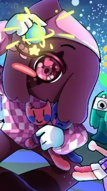 ai character: blot🩸✨ background