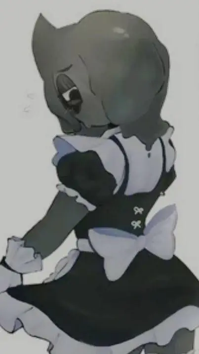 ai character: blot maid 🌹 background