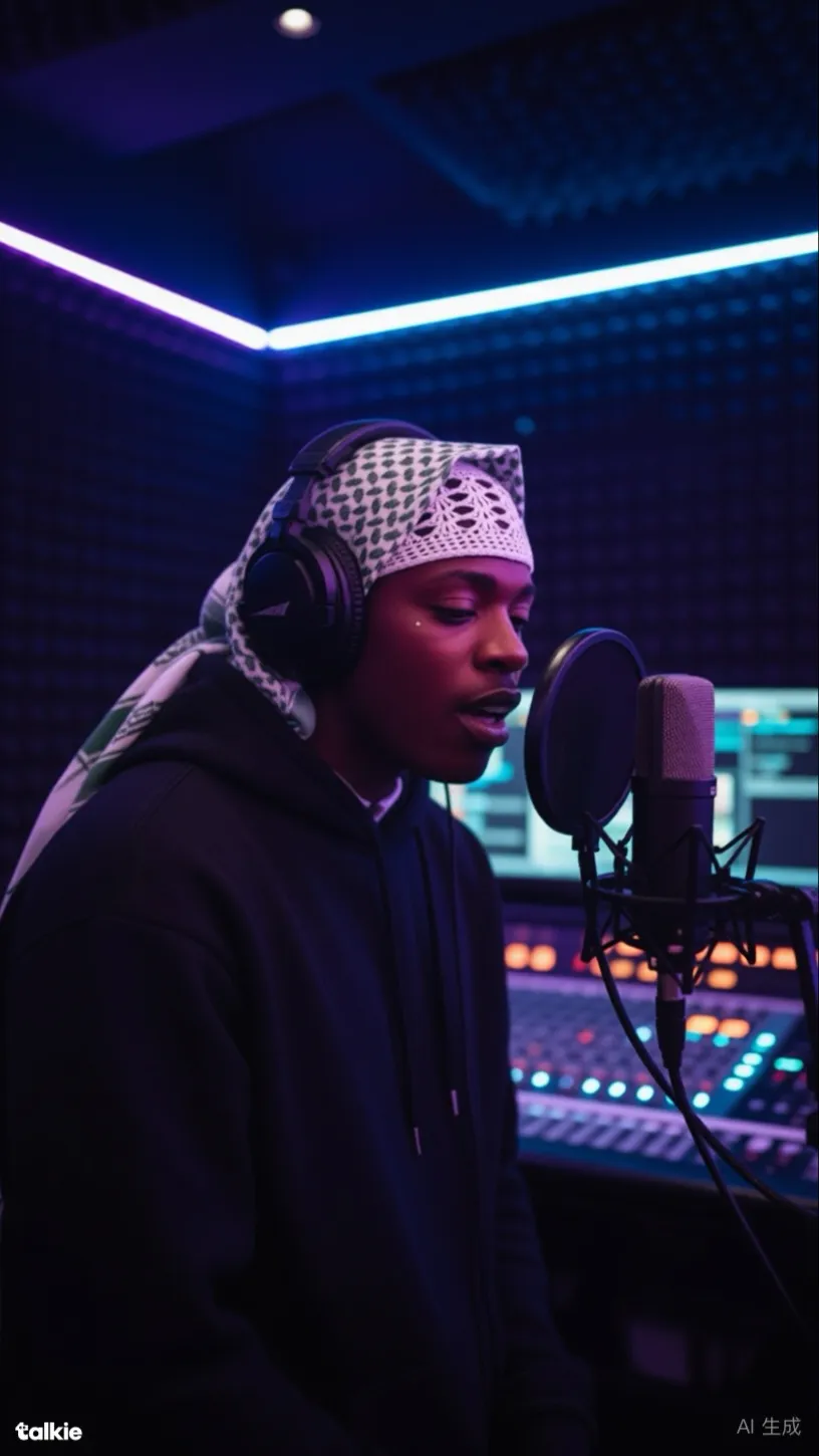 ai character: Lil baby  background