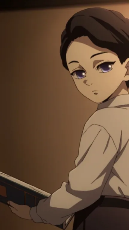 ai character: Muzan as a kid background