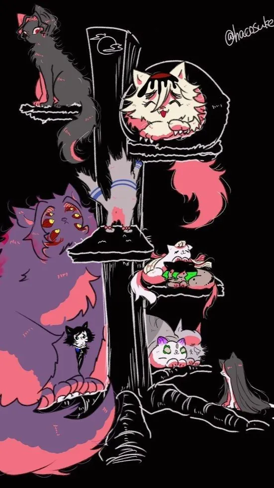 ai character: Cats!<3 (kny) background