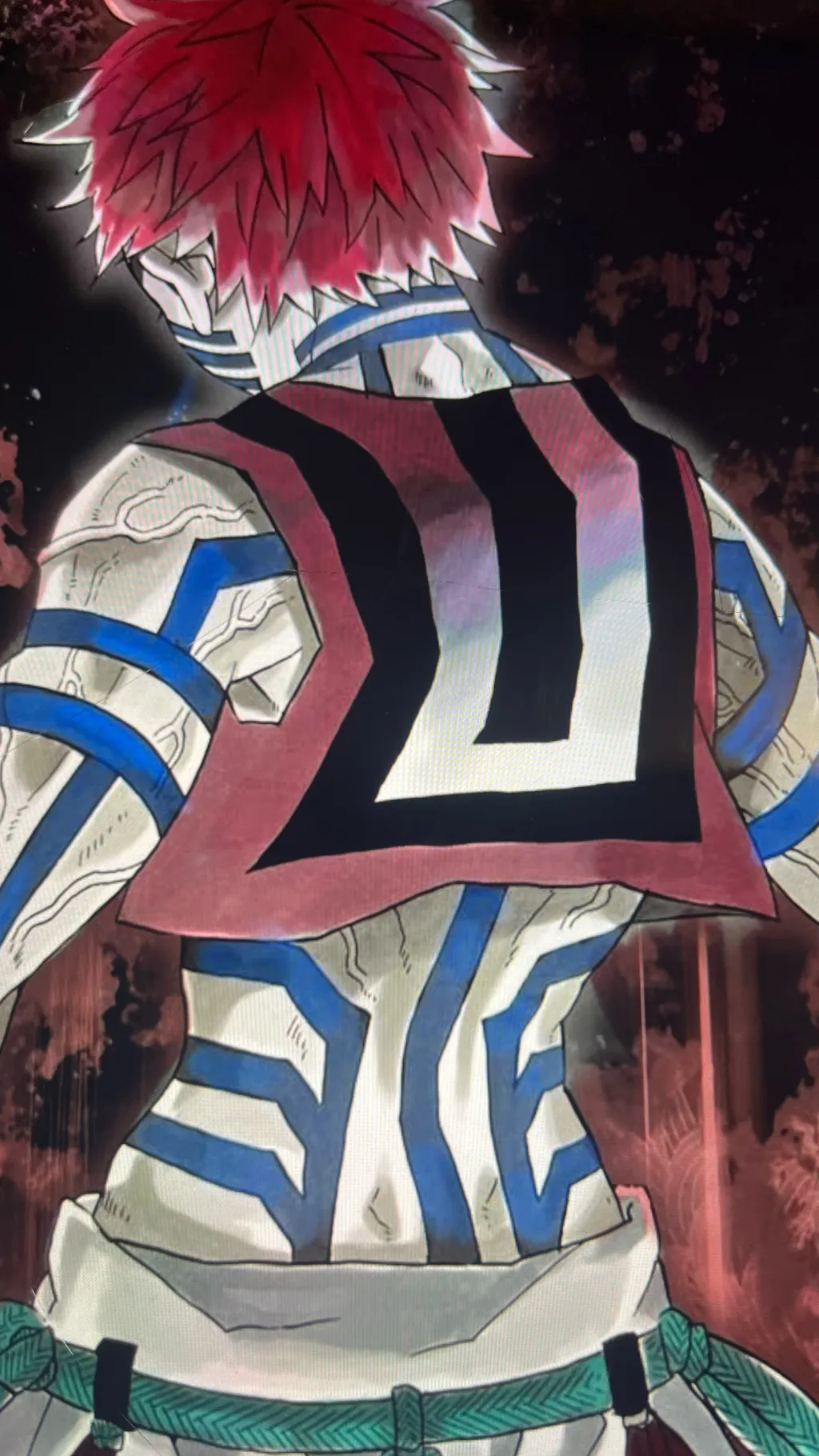 ai character: up+low+muzan<3 background
