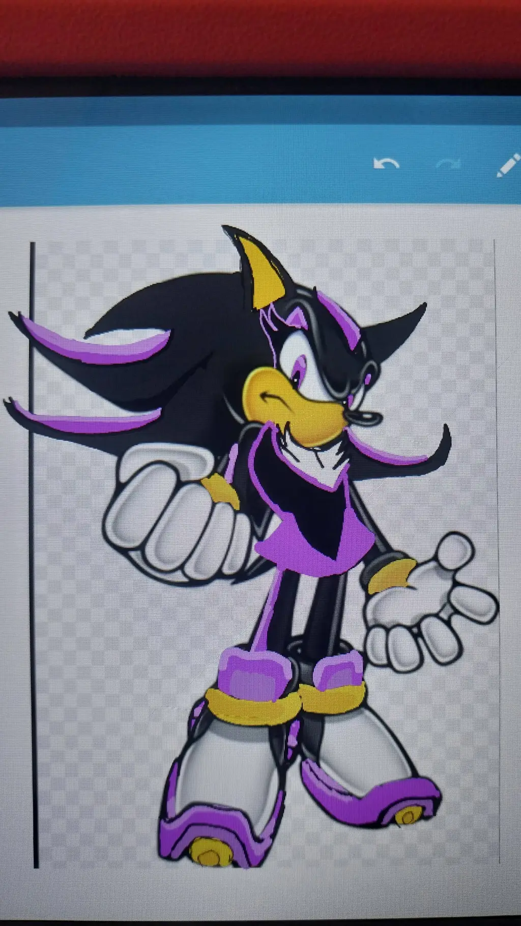 ai character: Shader T. hedgehog background