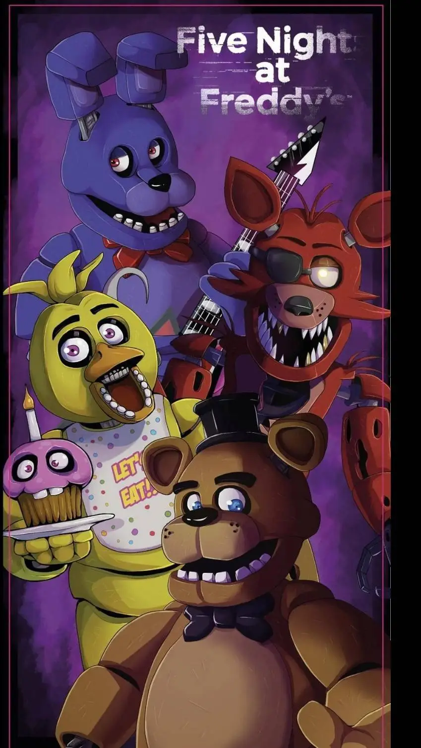 ai character: Fnafnewanimatronic background