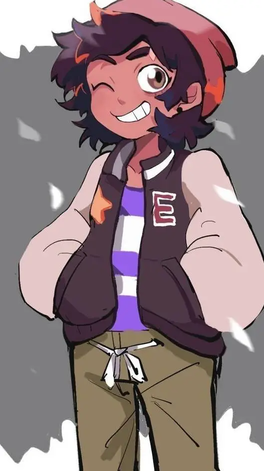 ai character: Luz Noceda  background