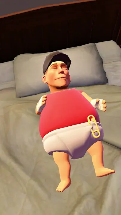 ai character: Baby scout  background