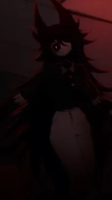ai character: Insane miss circle background