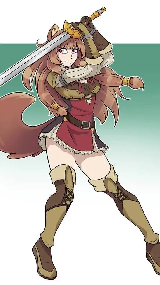 ai character: raphtellia  background