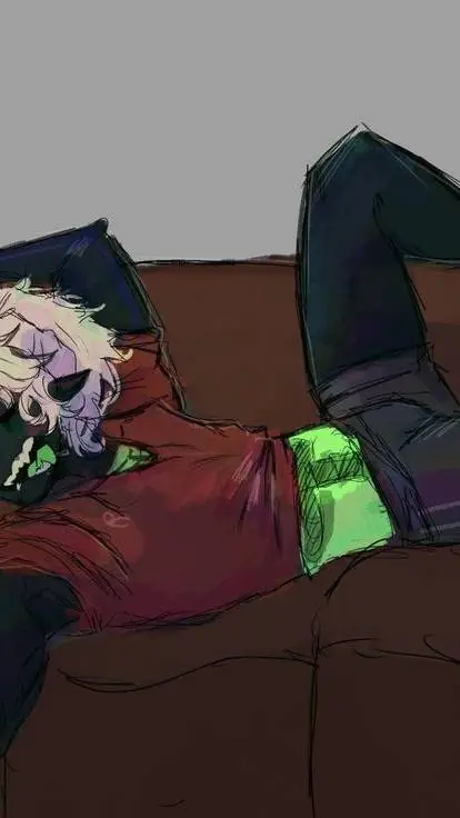 ai character: sleeping 1x1 background