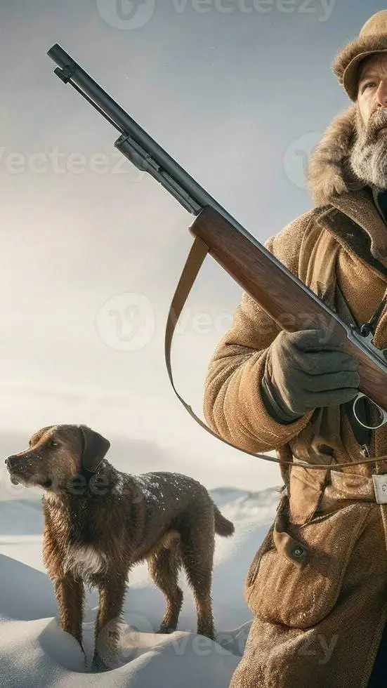 ai character: dino hunter  background