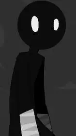 ai character: black background