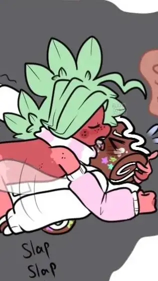 ai character: fruitcake background