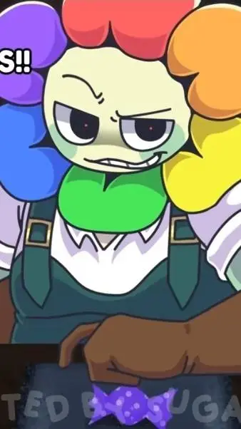 ai character: 📼🌈🌸Dandy🌸🌈📼 background