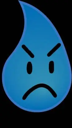 ai character: tear drop background