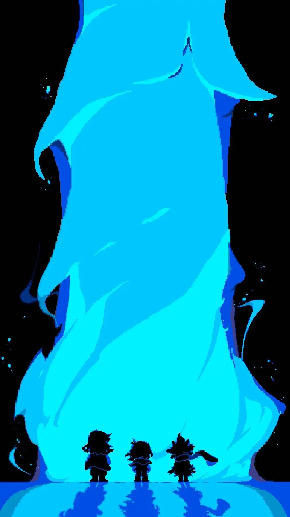 ai character: new dark world background
