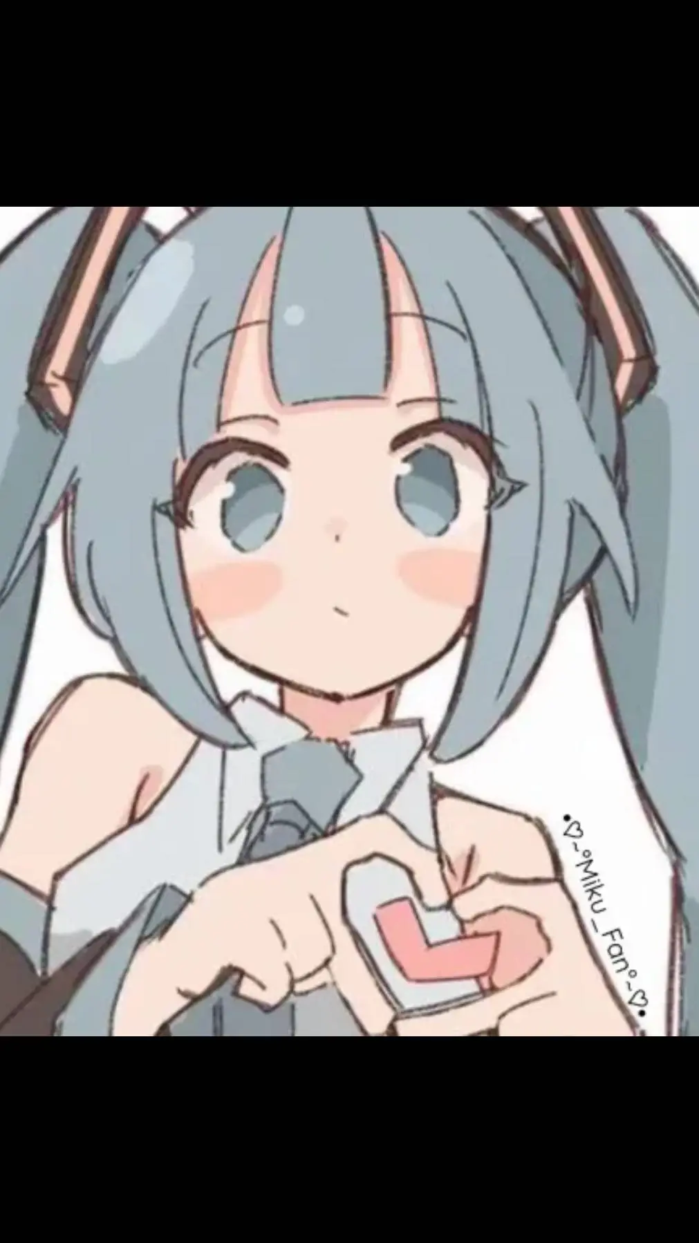 ai character: Miku Fan background