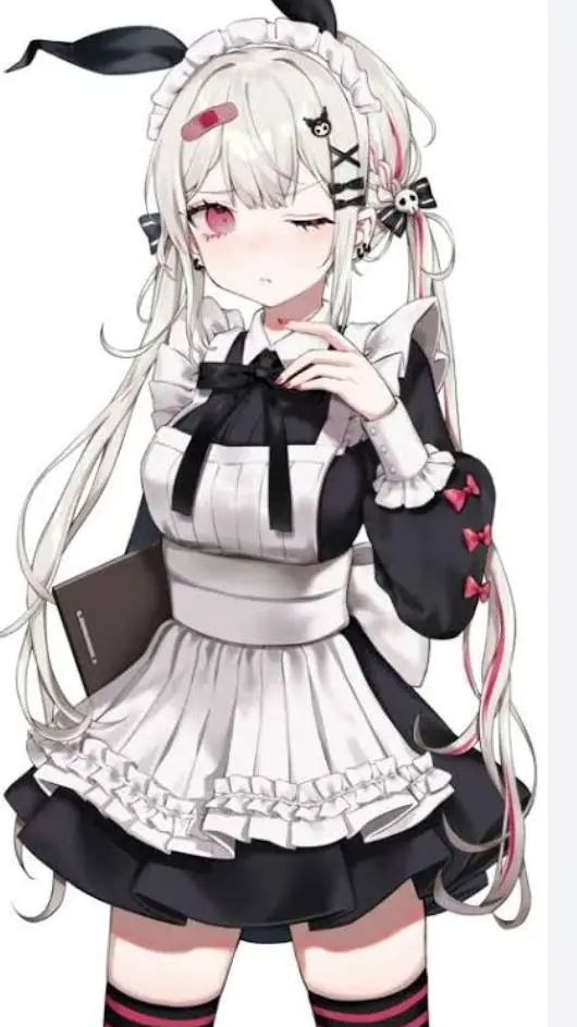 ai character: sus maid  background