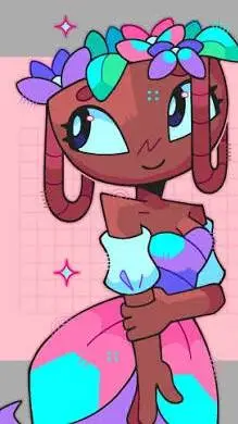 ai character: 🪻~Bassie~🌸 background