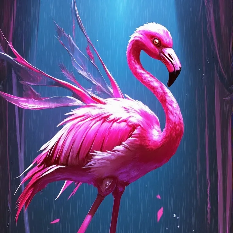 chat with ai character: flamingo