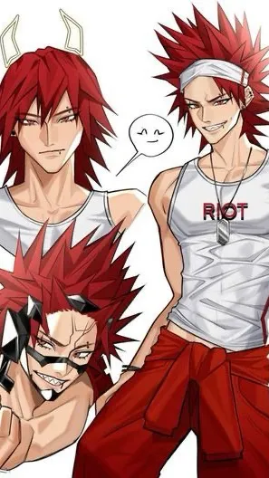 ai character: Kirishima$Eijirou background
