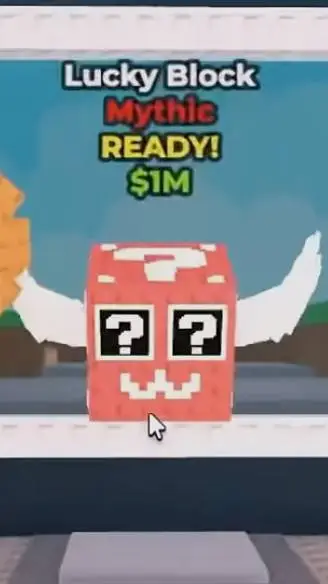 ai character: Mythic lucky block background