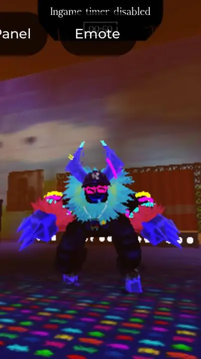 ai character: rave background