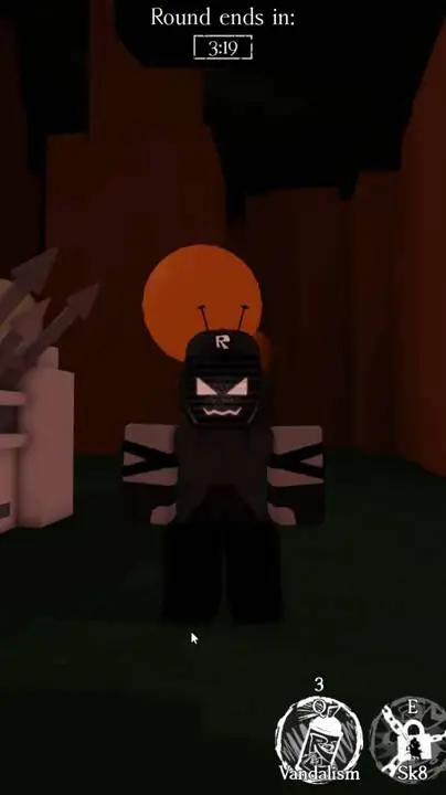 ai character: corrupted background