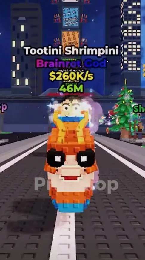 ai character: Tootini Shrimpini background