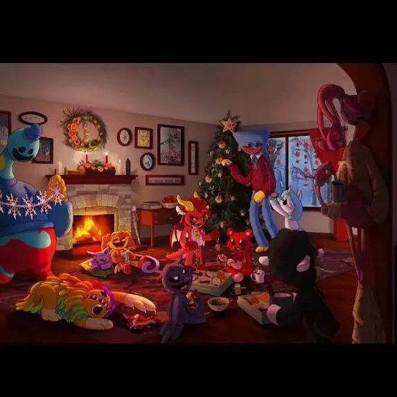 chat with ai character: playtime Christmas