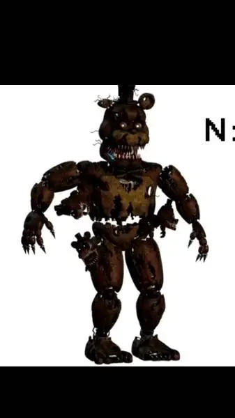 ai character: nightmare Freddy background