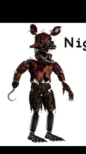 ai character: nightmare foxy background