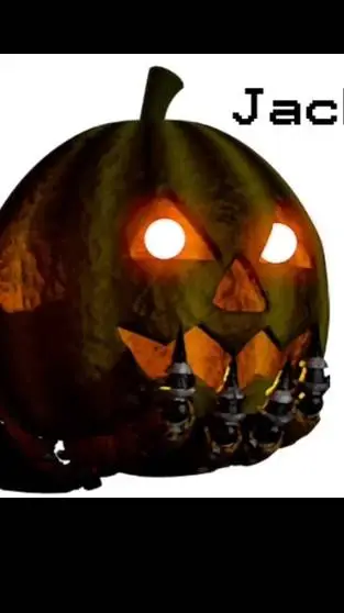 ai character: jack o lantern background