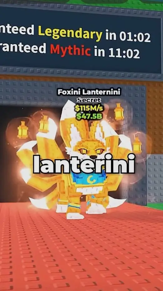 ai character: Foxini Lanternini background