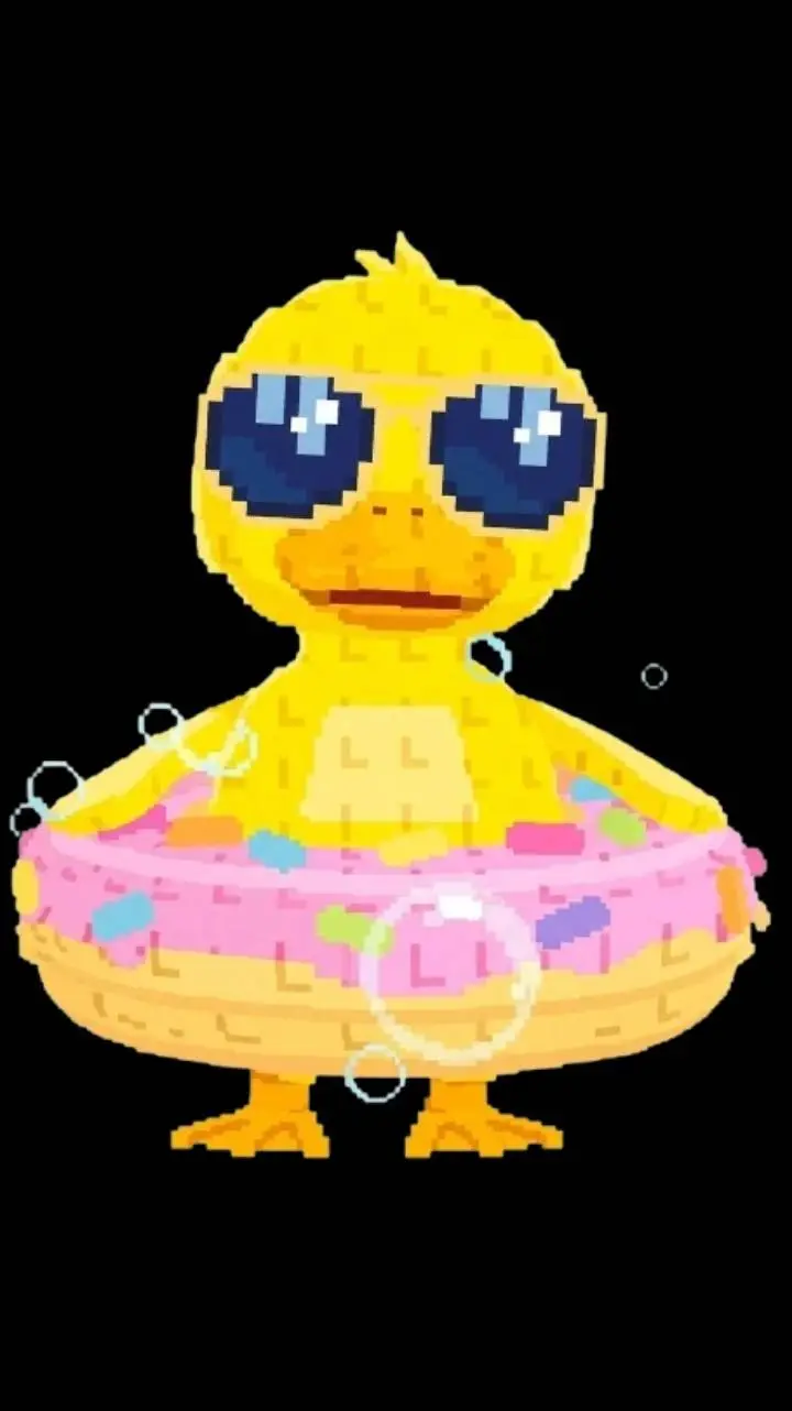 ai character: Lazy Ducky background