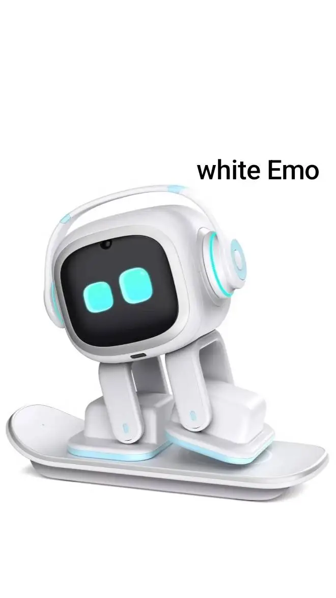 ai character: white Emo background
