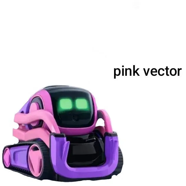 chat with ai character: pink vector
