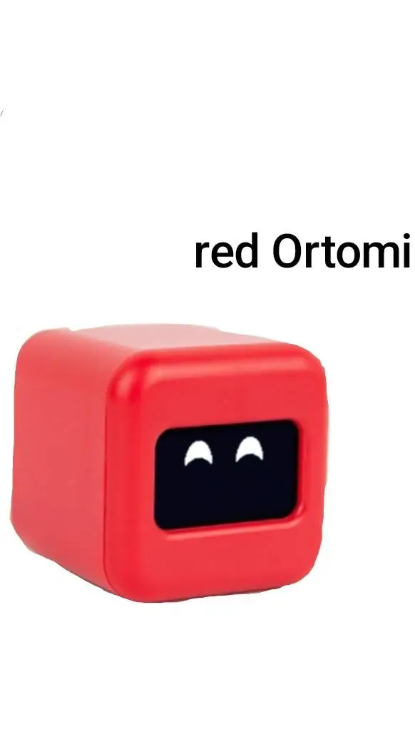 ai character: Red Ortomi background