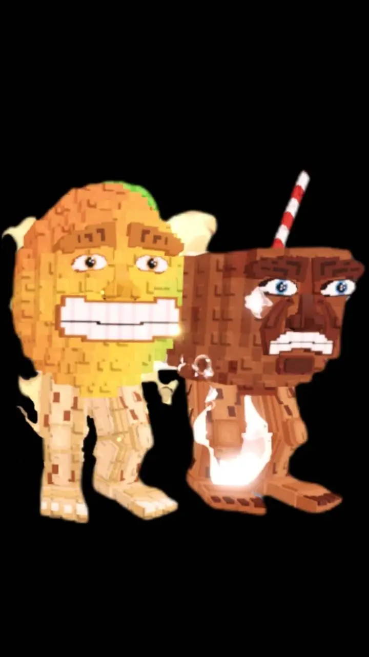 ai character: Coco and Mango background