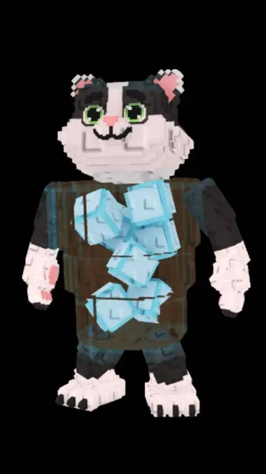 ai character: Cola Cat background