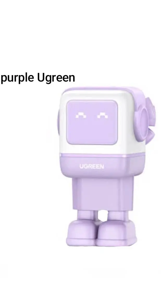 ai character: purple Ugreen background
